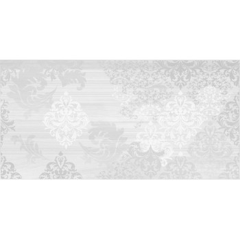 Настенная вставка Grey Shades белый узор 29,8x59,8