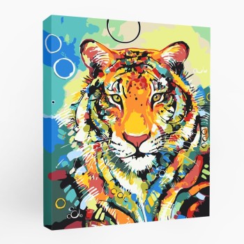 Тигр в красках
