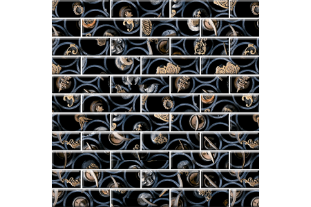 Мозаика стеклянная "Классика" с чипом 84х25 м (300х300 мм)