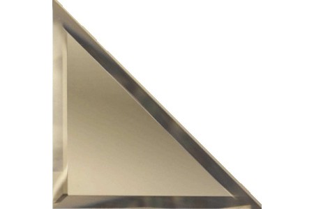 Треугольные зеркальные бронзовые плитки с фацетом