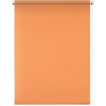 Рулонная штора Плайн оранжевый