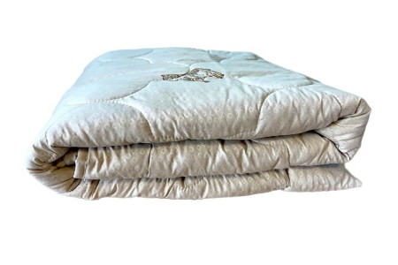Одеяло Хаски Home 2-x спальный 172x205 см, Зимнее, с наполнителем Овечья шерсть, комплект из 1 шт