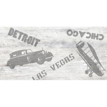 Плитка Vesta декор Detroit белый