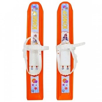 Мини-лыжи детские Юниор, 47 см, оранжевые